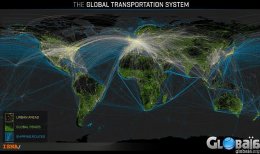 تصاویر دیدنی هوایی از توسعه خطوط حمل ونقل زمینی